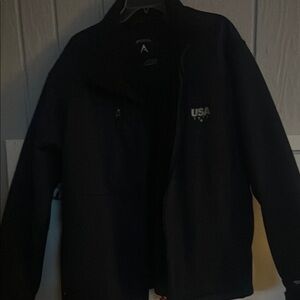 Men's Black USA Jacket